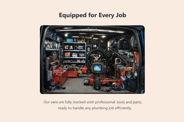 Professional plumbing tools and equipment