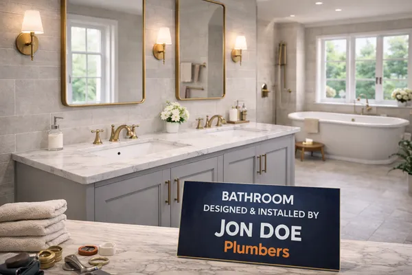 Beautiful fitted bathroom